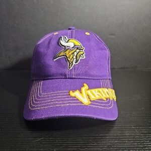 Minnesota Vikings NFL Team Apparel Cap‎ One Size Purple Baseball Cap Hat